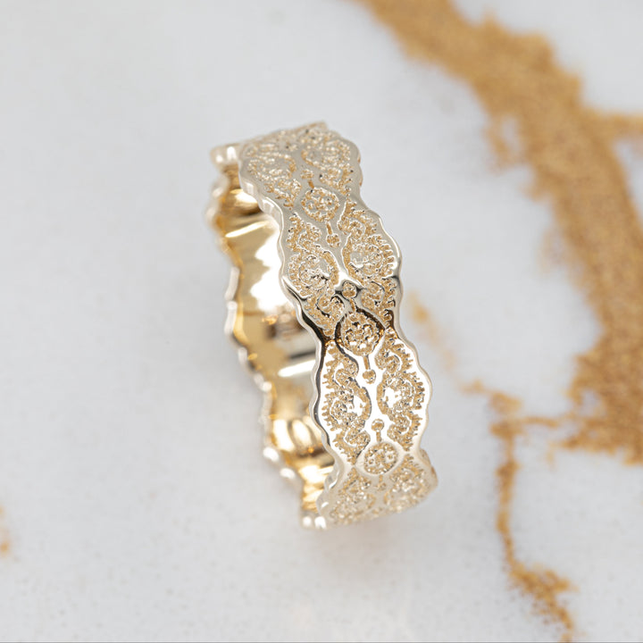 Lorelei Lace Wedding Ring