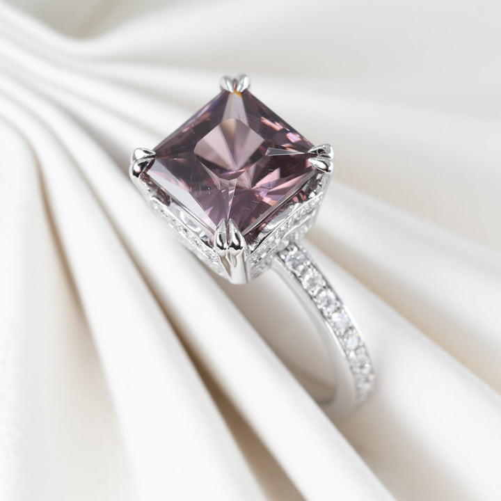 Liana Princess Cut Engagement Ring Setting