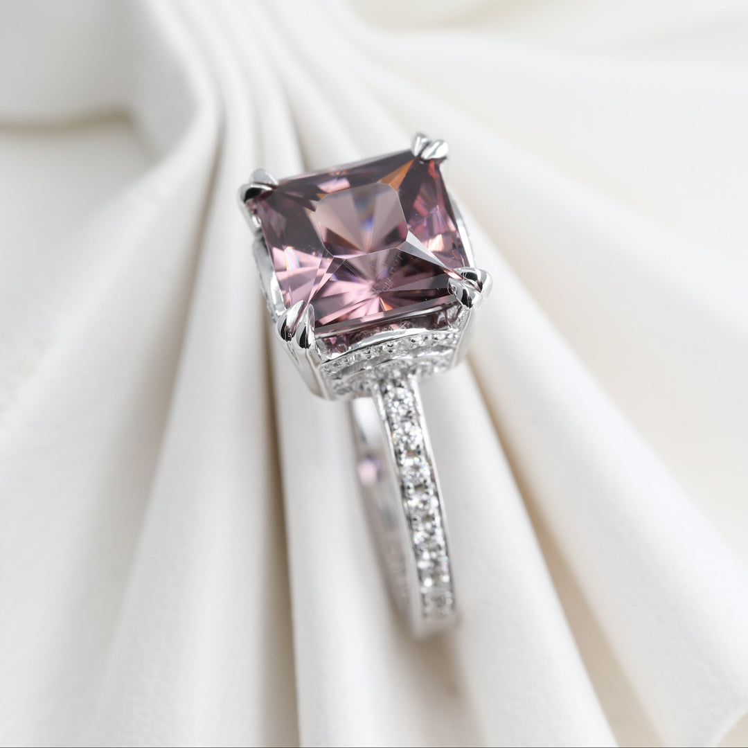 Liana Princess Cut Engagement Ring Setting