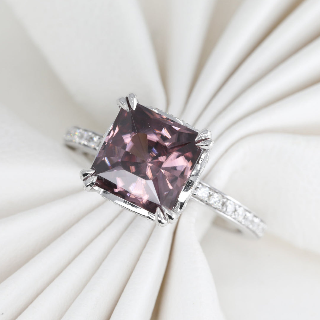 Liana Princess Cut Engagement Ring Setting