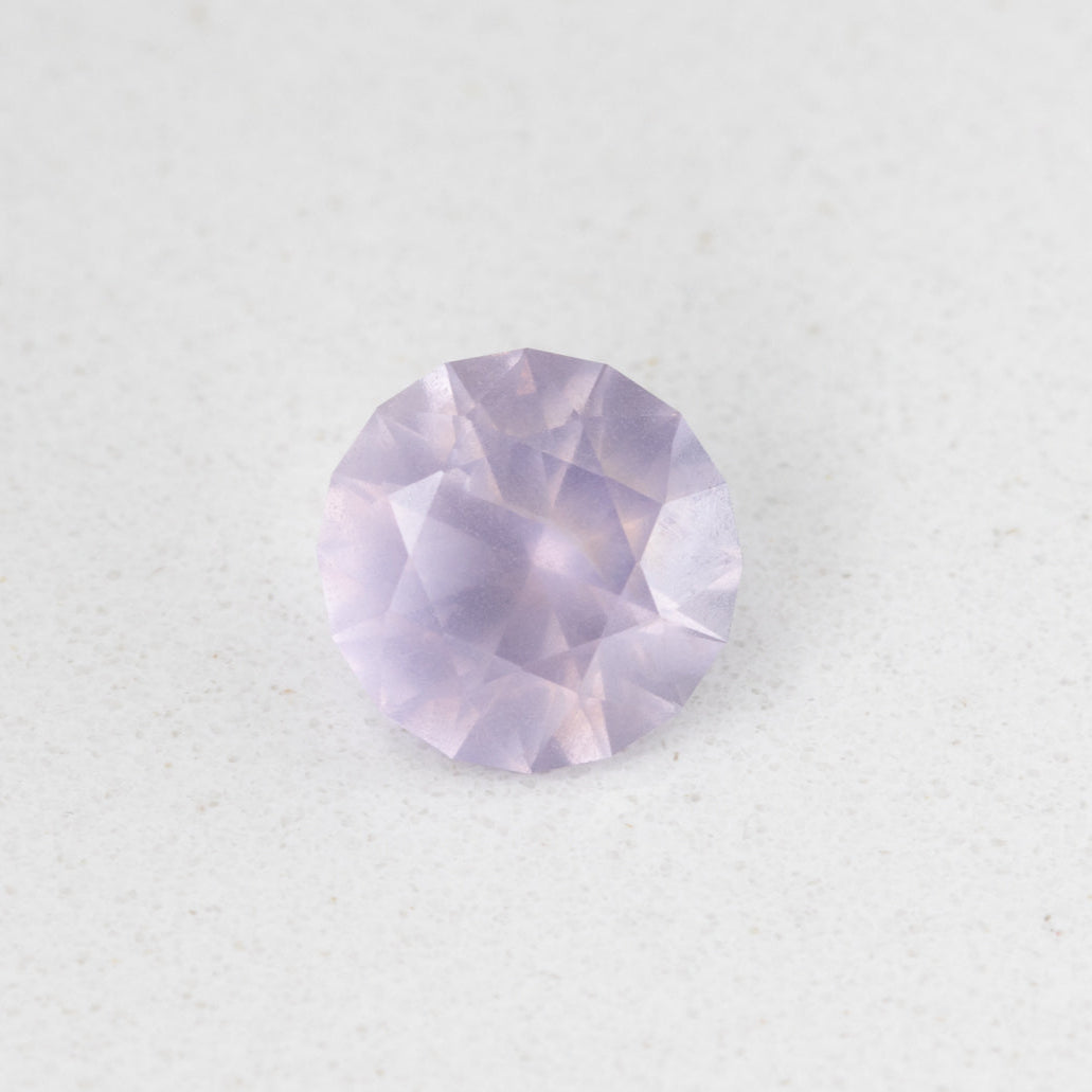 1.90cts Light Pink Opalescent Round Sapphire