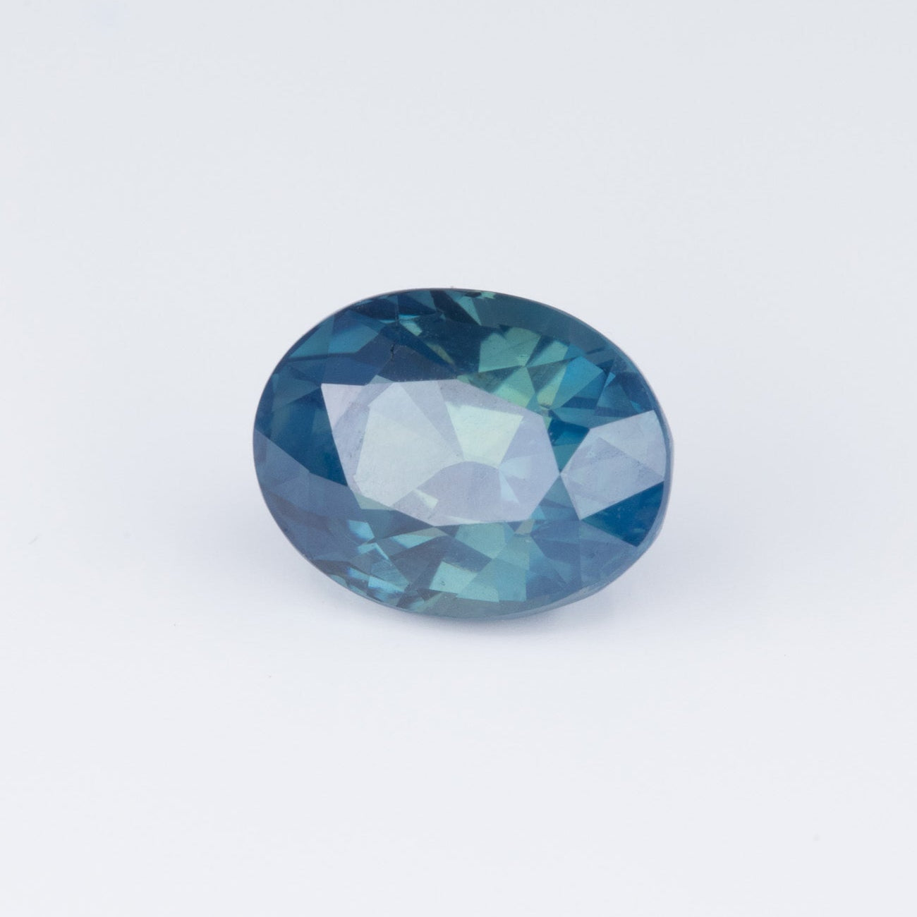 2.10ct Oval Opalescent Blue Sapphire