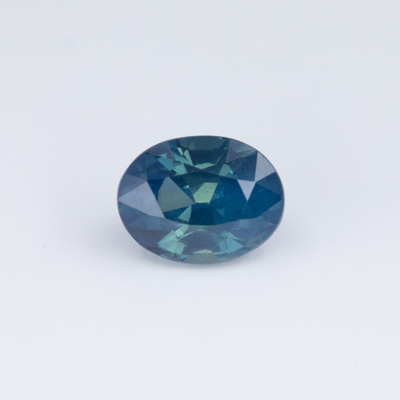 2.10ct Oval Opalescent Blue Sapphire – view 2