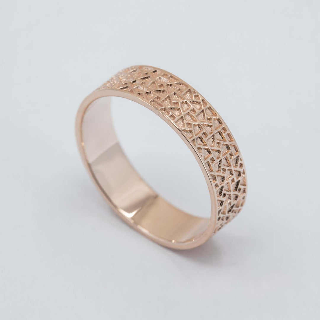 Atlas Men's Wedding Band - Size 10.5