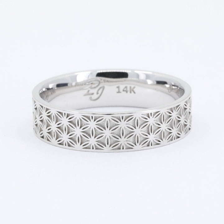 Florus Men's Flower of Life Comfort Fit Band