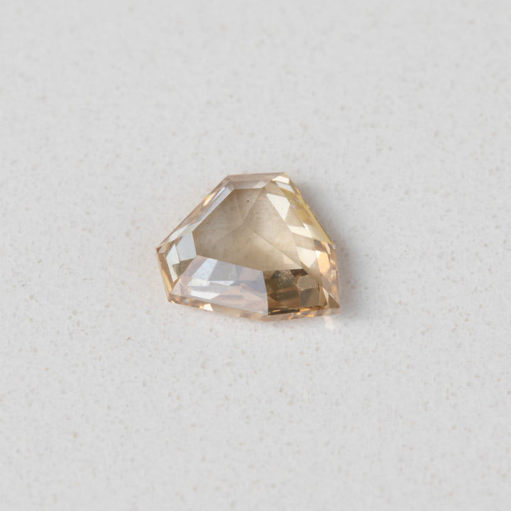 0.65ct Champagne Shield Rose Cut Diamond