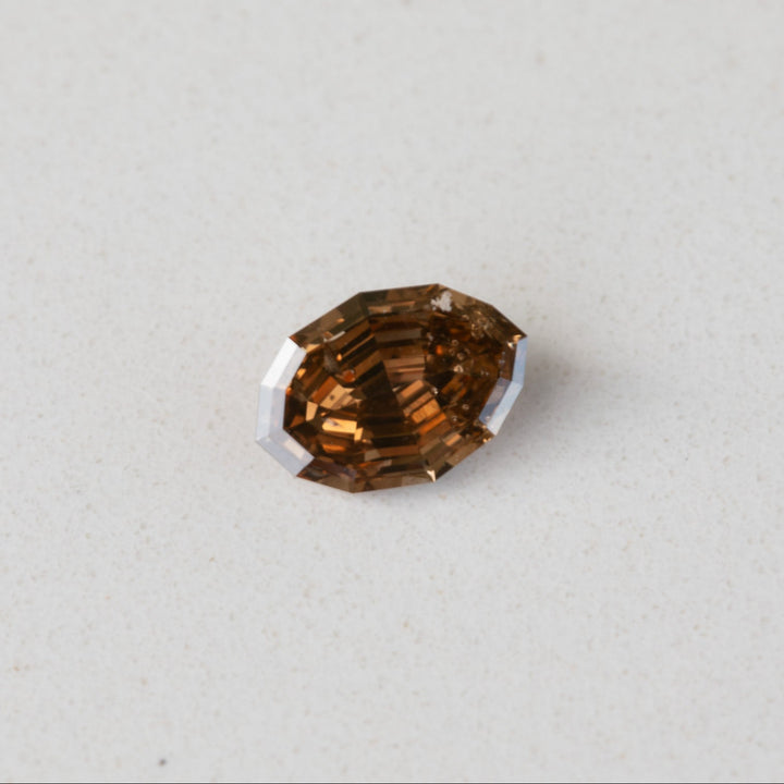 0.90ct Chocolate Geo Marquise Step Cut Diamond