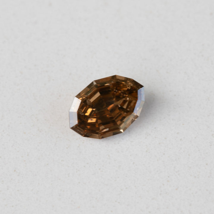 0.90ct Chocolate Geo Marquise Step Cut Diamond