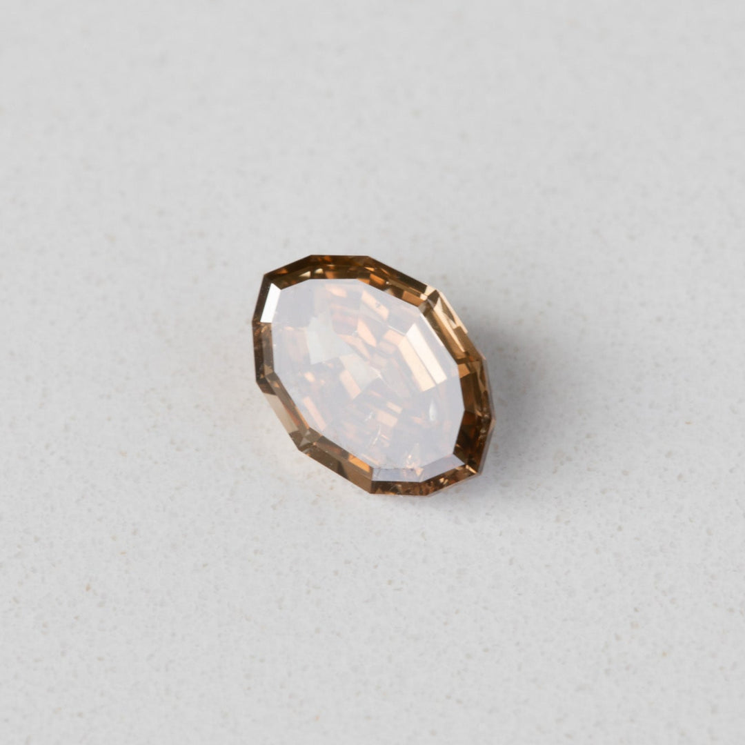 0.90ct Chocolate Geo Marquise Step Cut Diamond