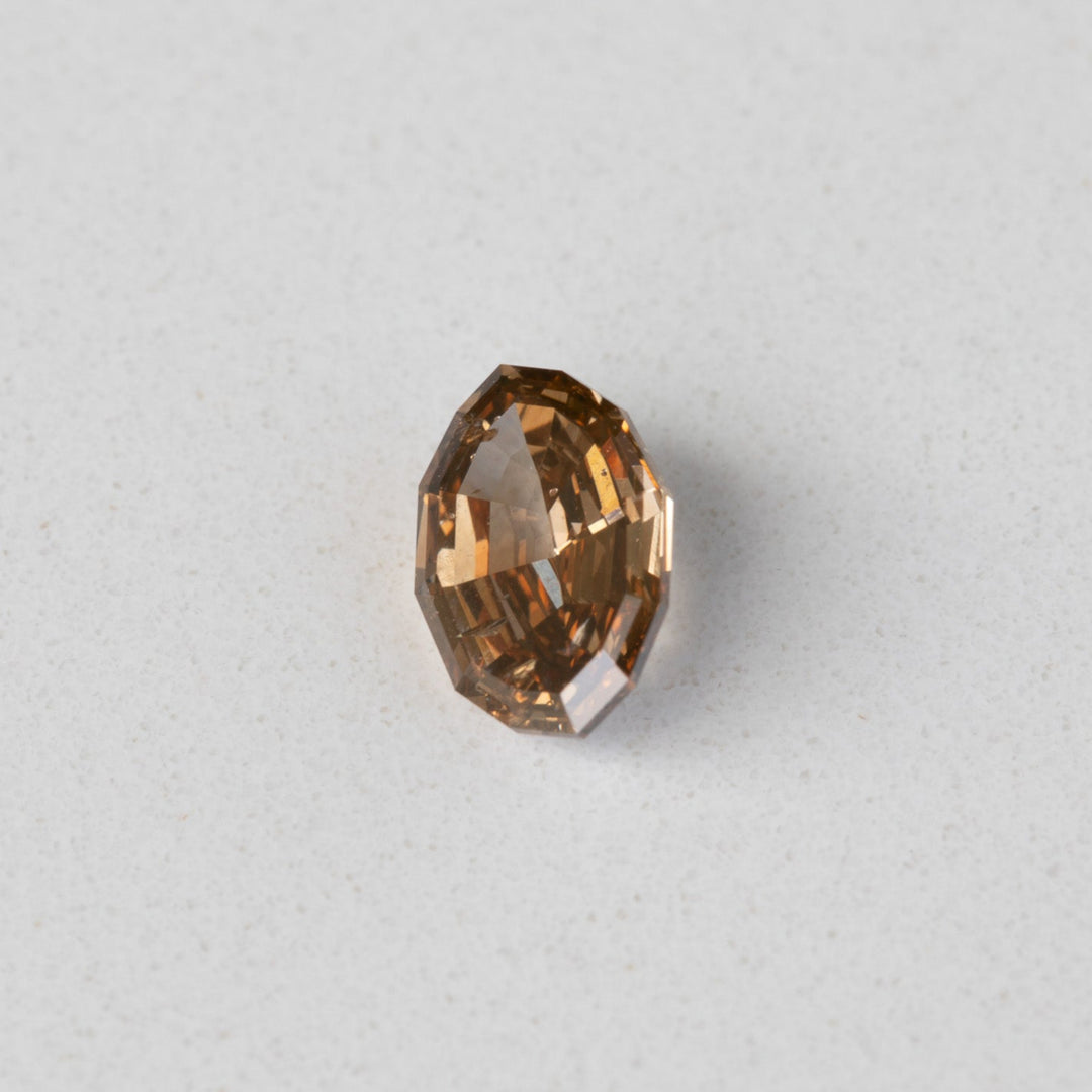 0.90ct Chocolate Geo Marquise Step Cut Diamond