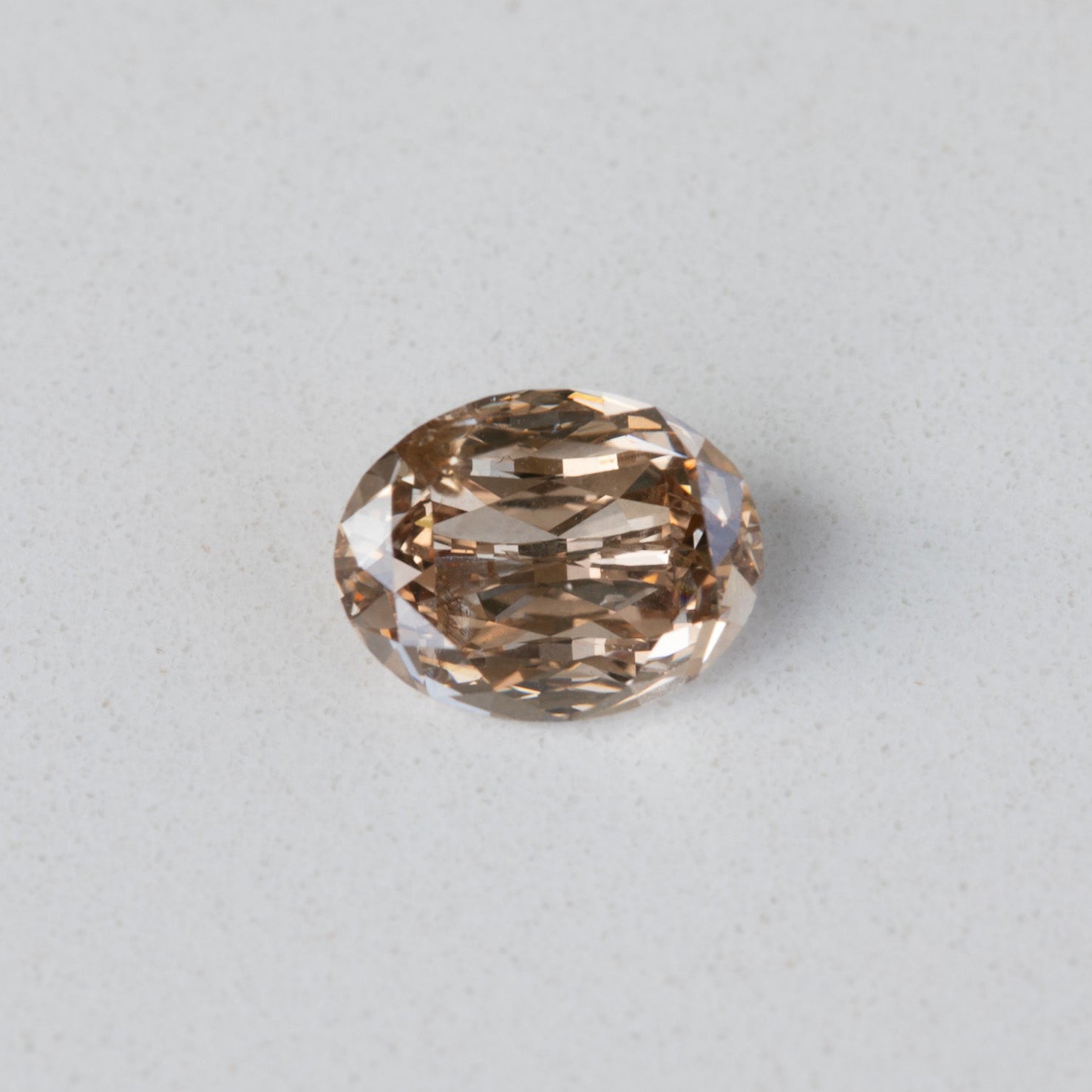 1.53ct Oval Brilliant Champagne Diamond with GIA Certificate I2
