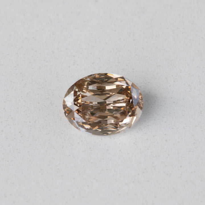 1.53ct Oval Brilliant Champagne Diamond with GIA Certificate I2