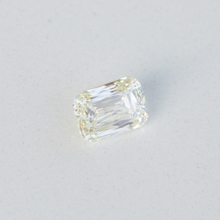 1.03ct Scissor Cut Rectangular Light Yellow Diamond with GIA Certificate SI1