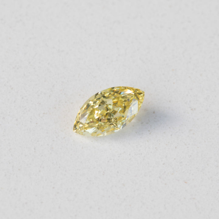 0.50ct Fancy Intense Yellow Marquise Diamond with GIA Certificate SI2