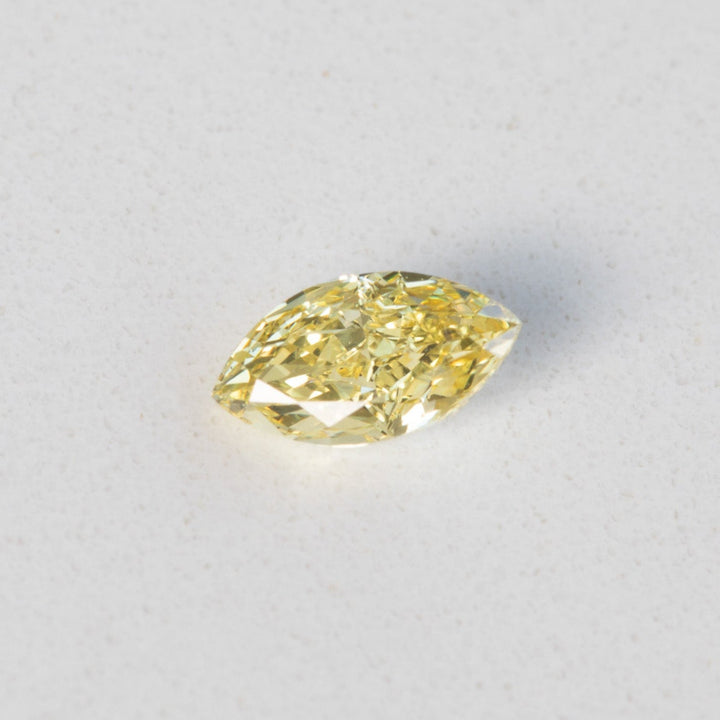 0.50ct Fancy Intense Yellow Marquise Diamond with GIA Certificate SI2