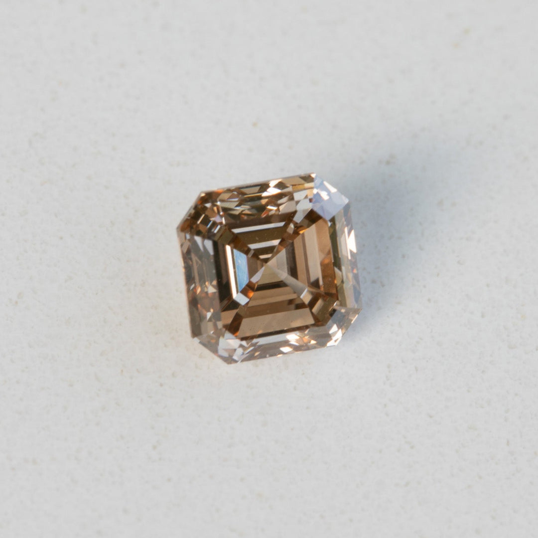 1.04ct Fancy Brown Asscher Cut Diamond with GIA Certificate VS1