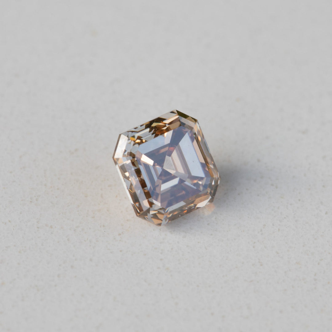1.04ct Fancy Brown Asscher Cut Diamond with GIA Certificate VS1