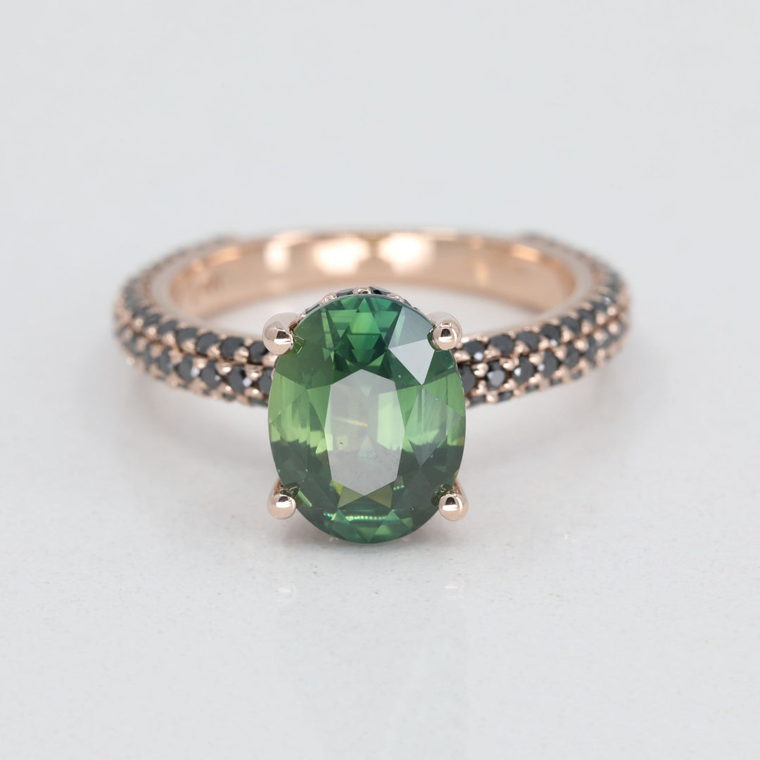 Liora Black Diamond Engagement Ring Setting