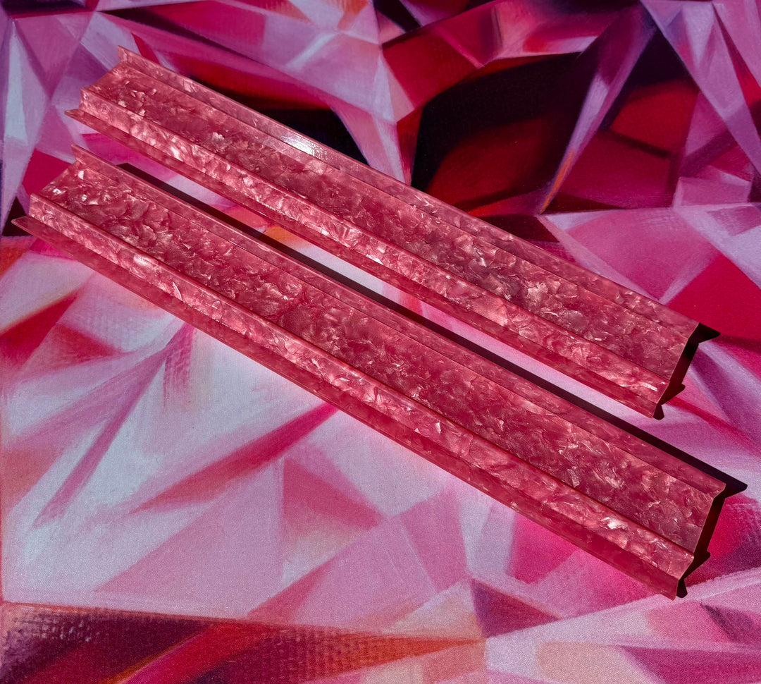 Pink Spinel Mahjong Racks for Breast Cancer Awareness