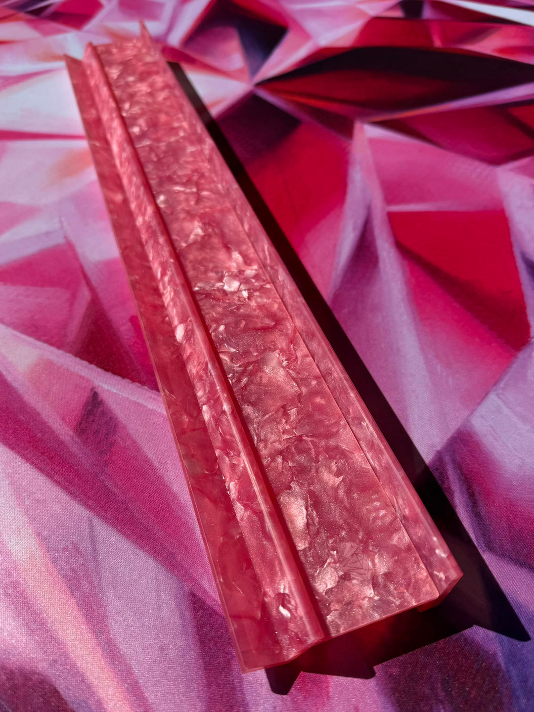 Pink Spinel Mahjong Racks for Breast Cancer Awareness