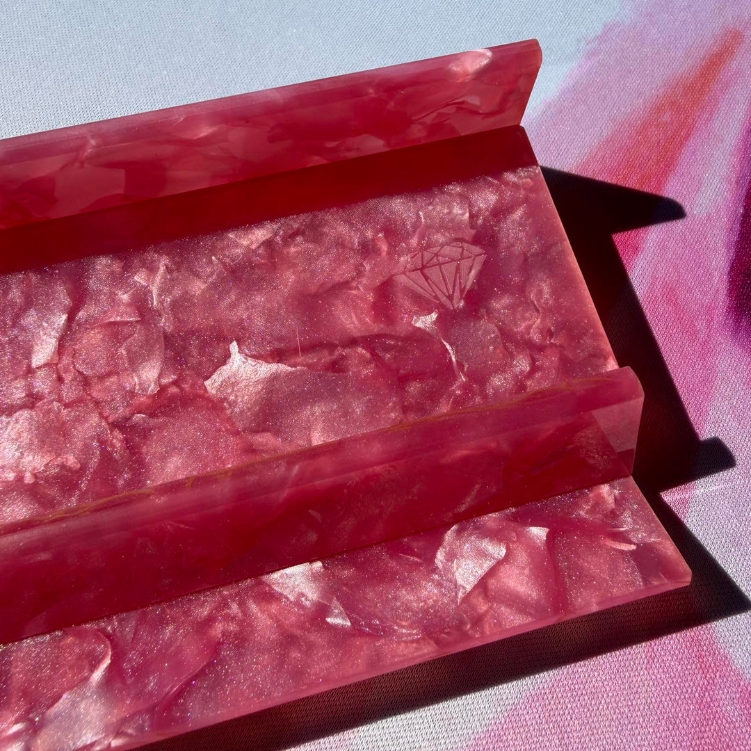 Pink Spinel Mahjong Racks for Breast Cancer Awareness