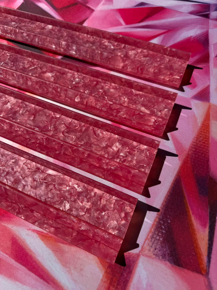 Pink Spinel Mahjong Racks for Breast Cancer Awareness