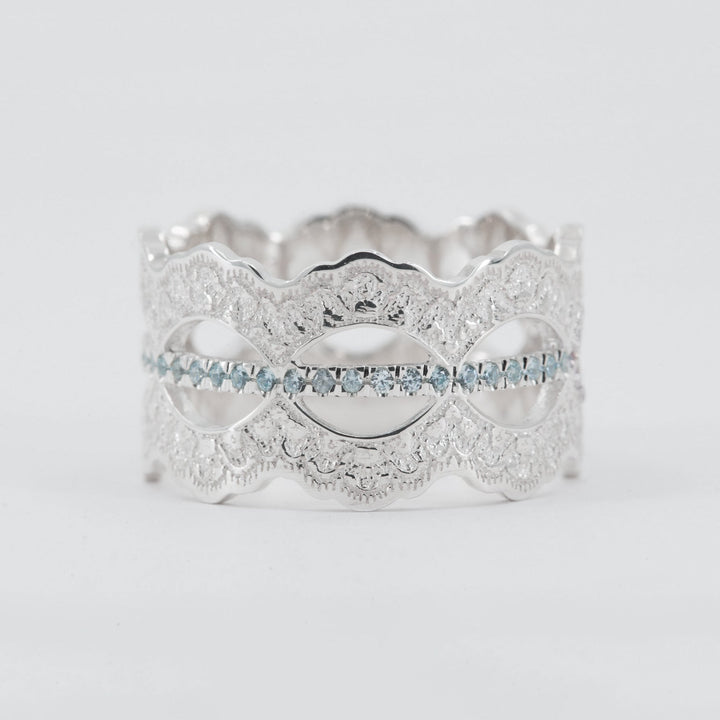 Mariselle Eternity Lace Wedding Ring