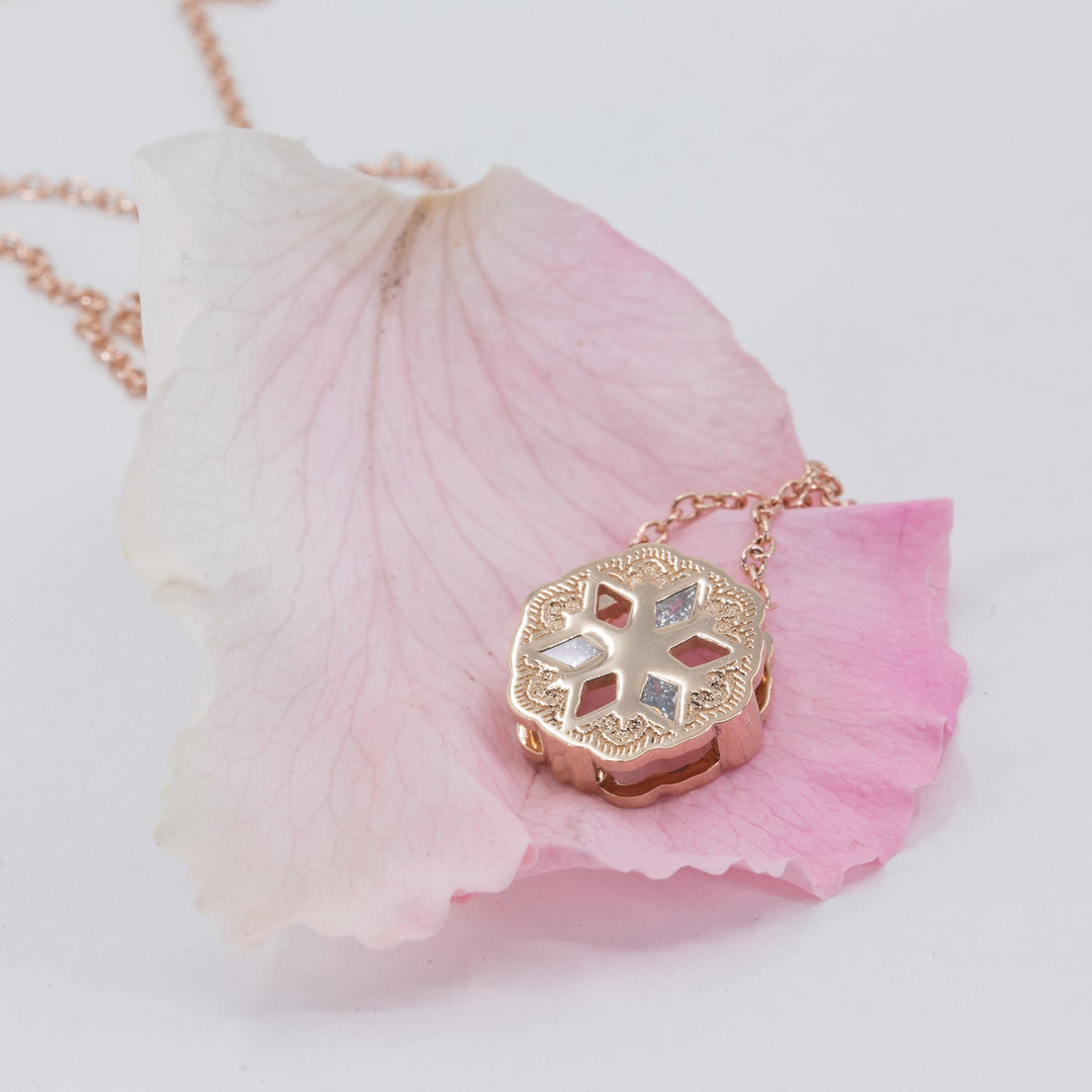 Yael Star of David Lace Pendant with Kite Diamonds