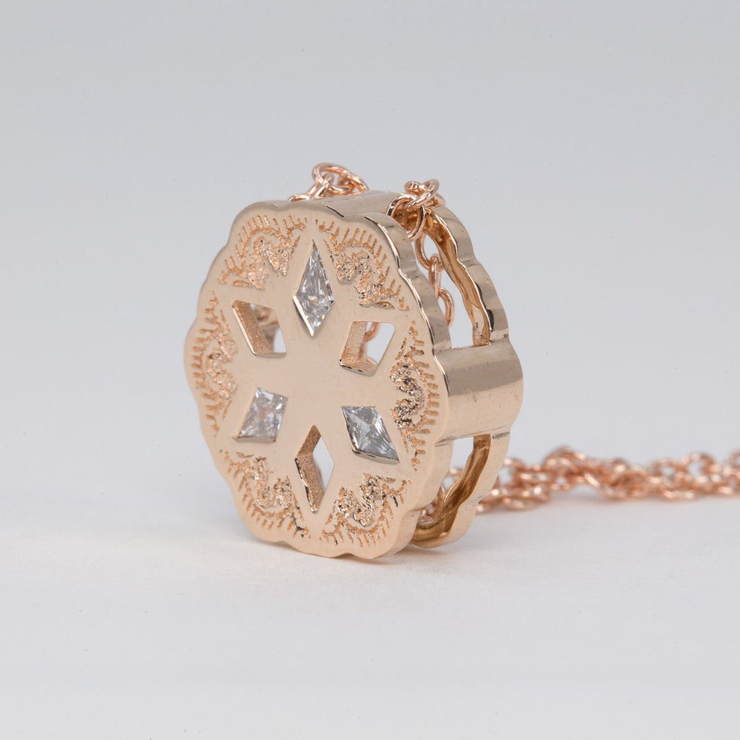 Yael Star of David Lace Pendant with Kite Diamonds