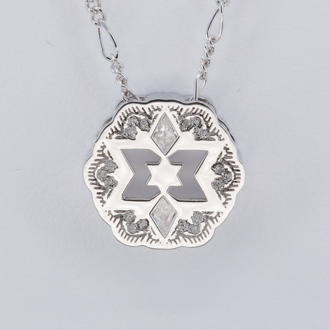 Orli Star of David Lace Pendant with Kite Diamonds