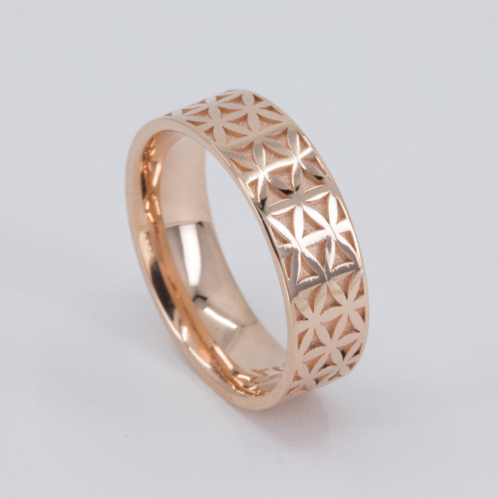 Vitalis Men's Flower of Life Comfort Fit Band