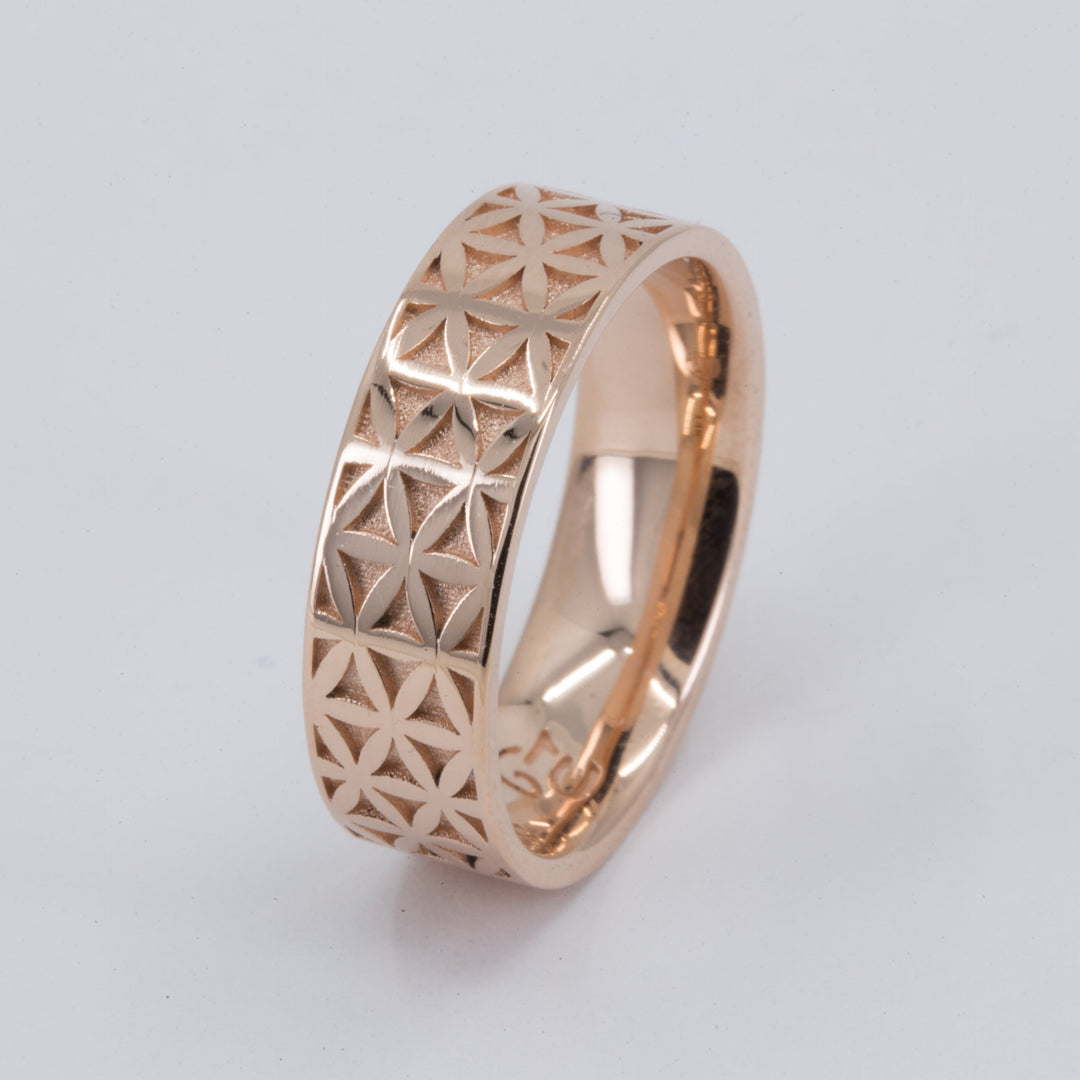 Vitalis Men's Flower of Life Comfort Fit Band