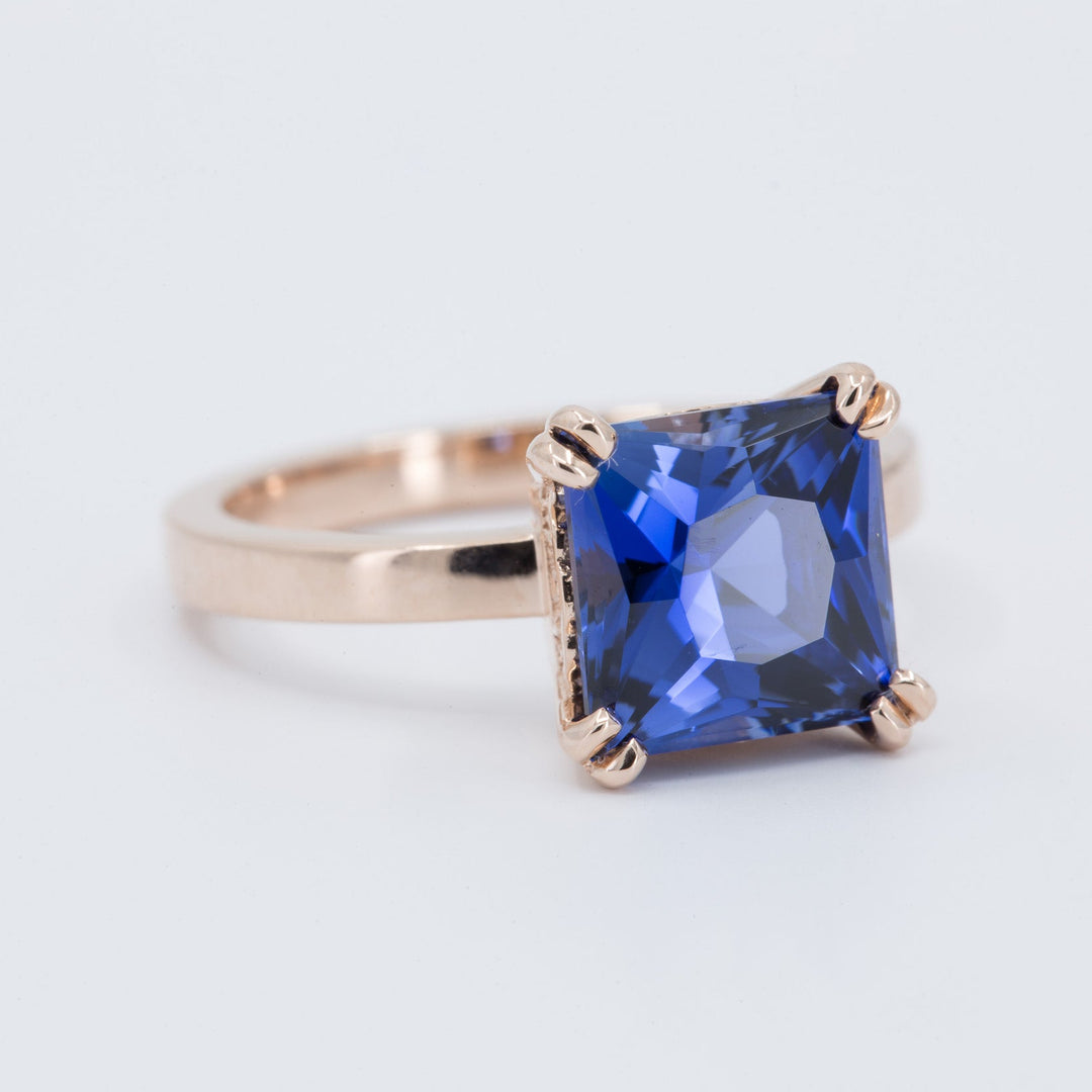 Noa Princess Cut Engagement Ring Setting