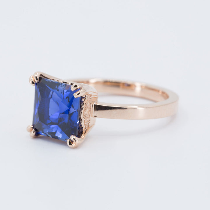 Noa Princess Cut Engagement Ring Setting