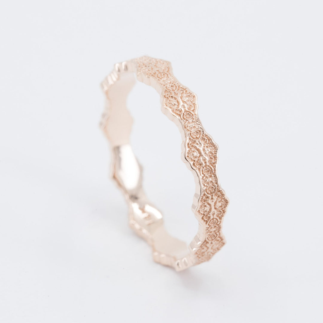 Celine Lace Wedding Ring