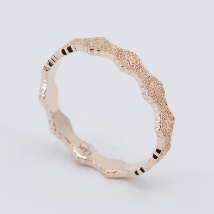 Celine Lace Wedding Ring