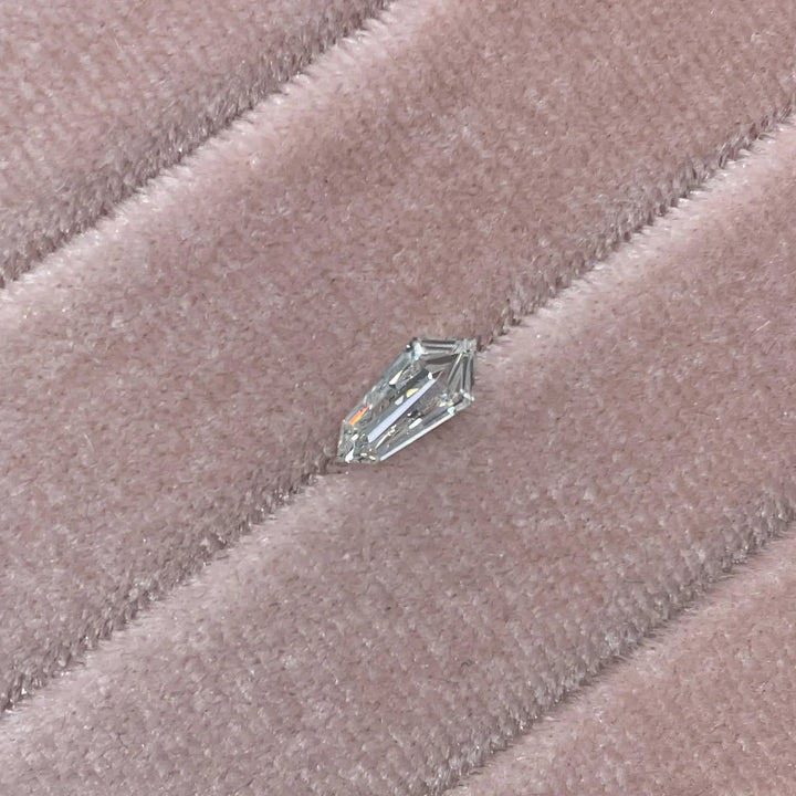 0.66ct Modified Kite Step Cut Natural Diamond with GIA Certificate G VVS2