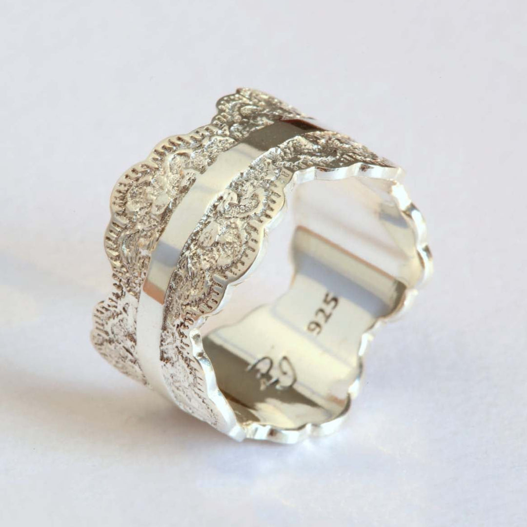Gia Lace Ring in Silver