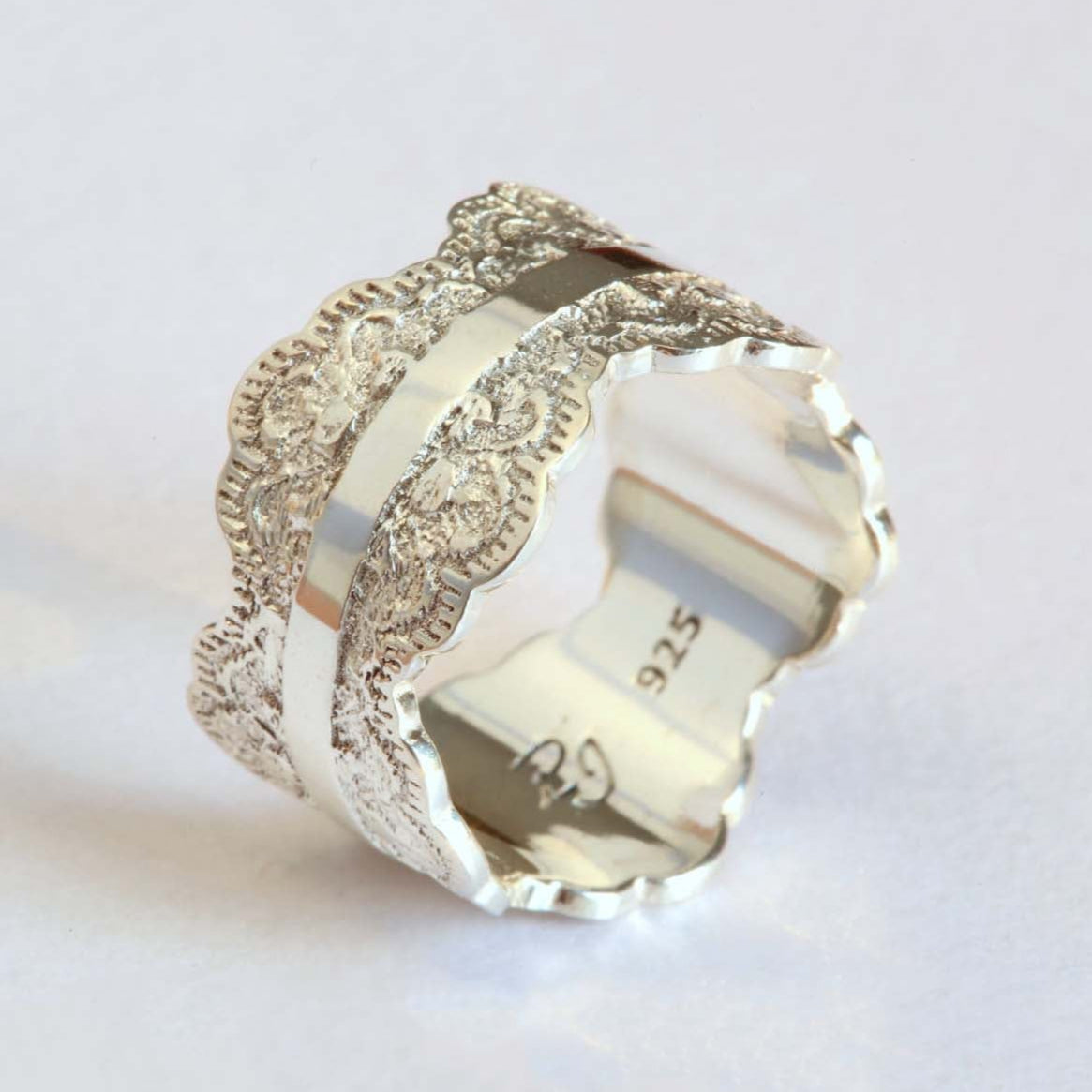 Gia Lace Ring in Silver