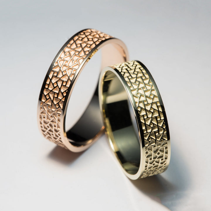 Matching Couples Wedding Bands for Men