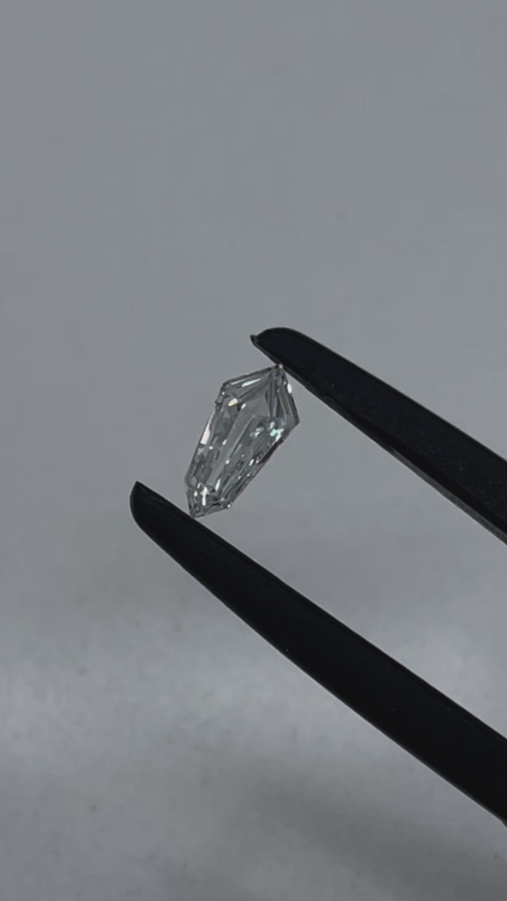 0.66ct Modified Kite Step Cut Natural Diamond with GIA Certificate G VVS2