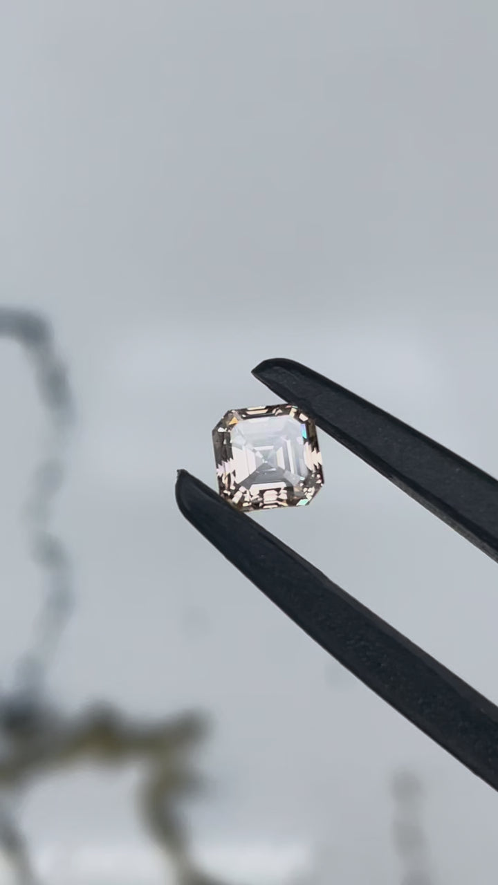 1.04ct Fancy Brown Asscher Cut Diamond with GIA Certificate VS1