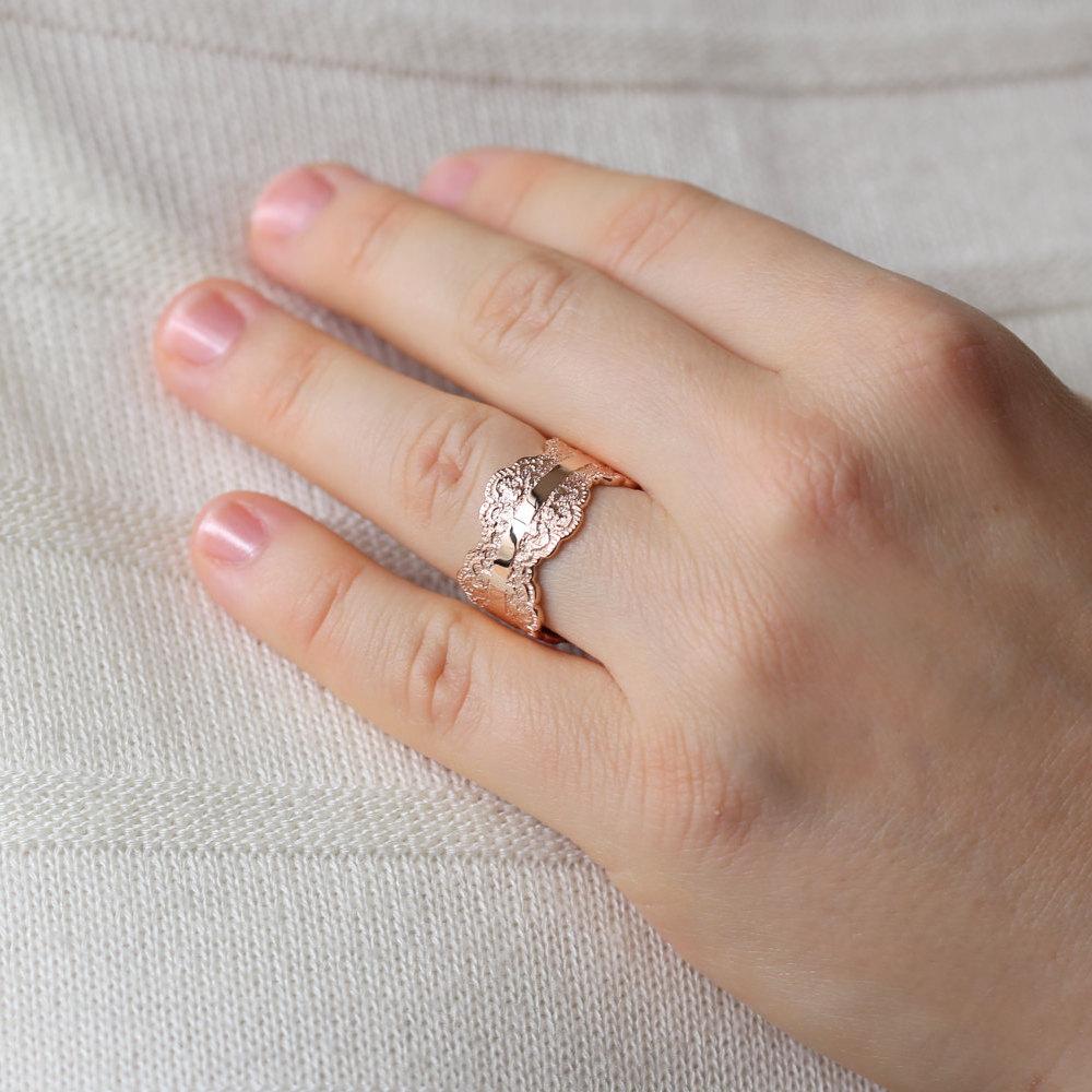 Gia Lace Wedding Ring