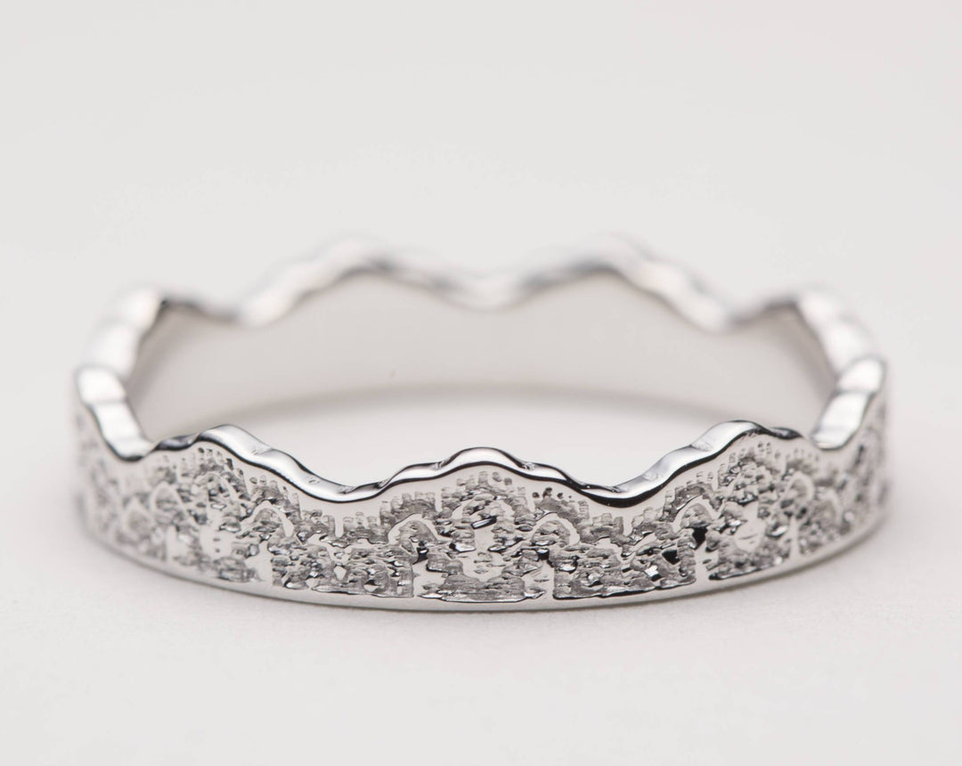 Maeve Lace Crown Wedding Ring