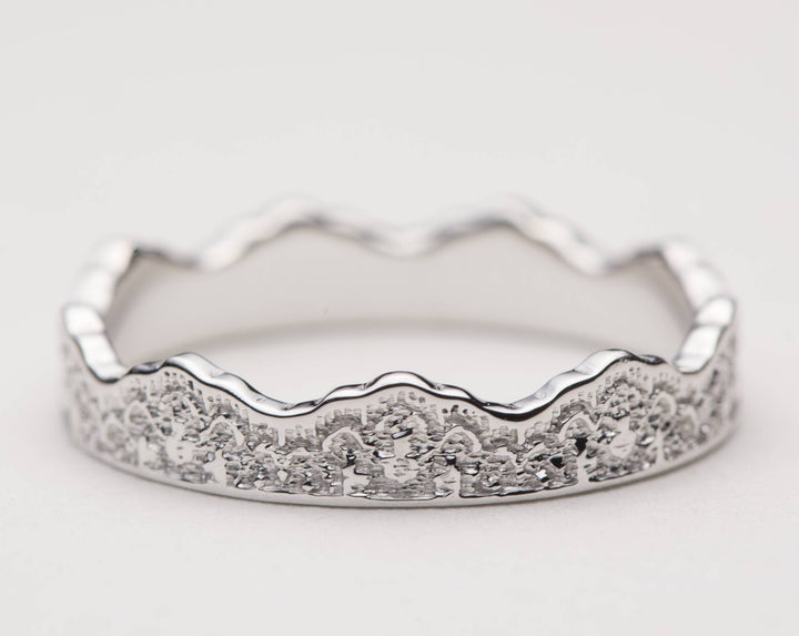Maeve Lace Crown Wedding Ring