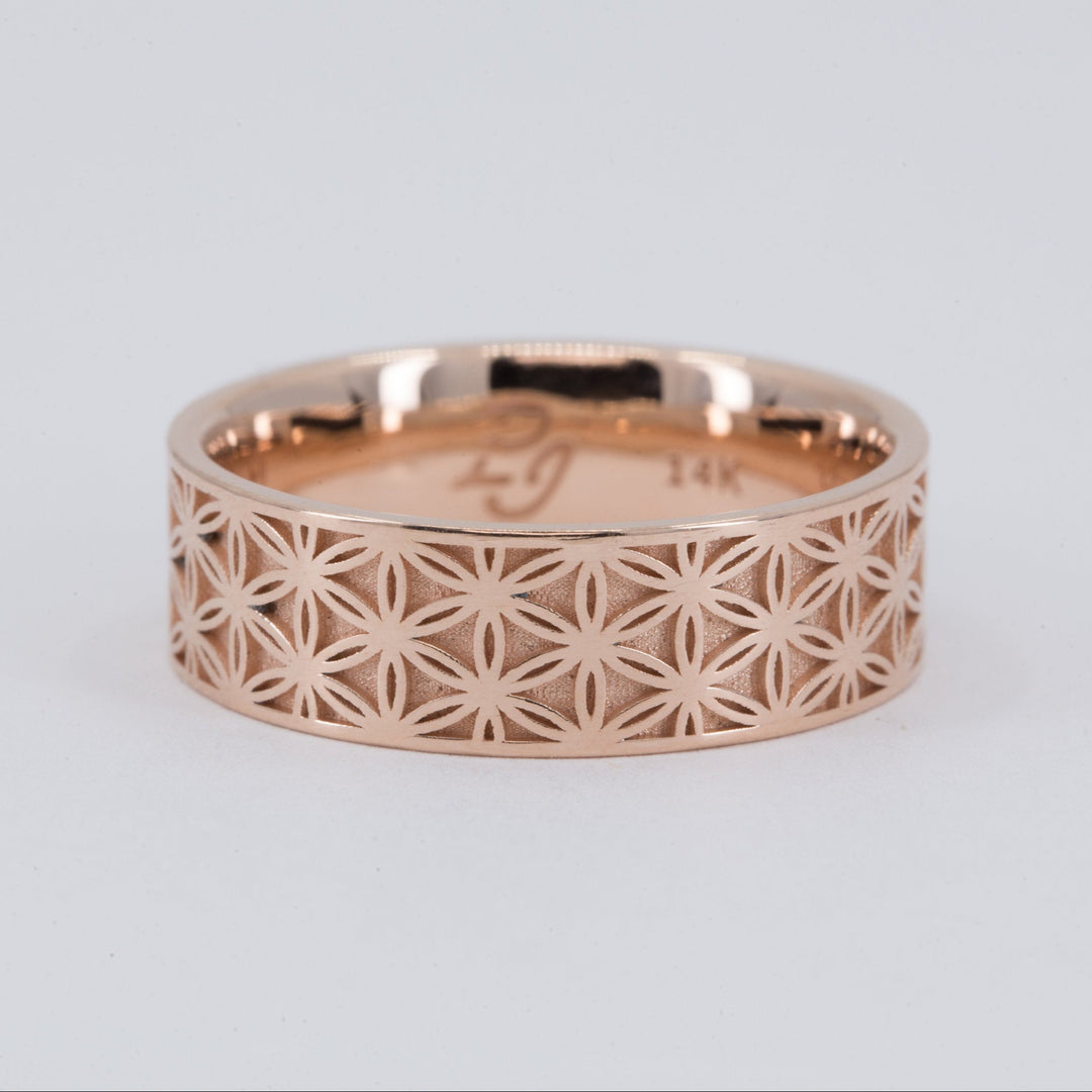 Florus Men's Flower of Life Comfort Fit Band