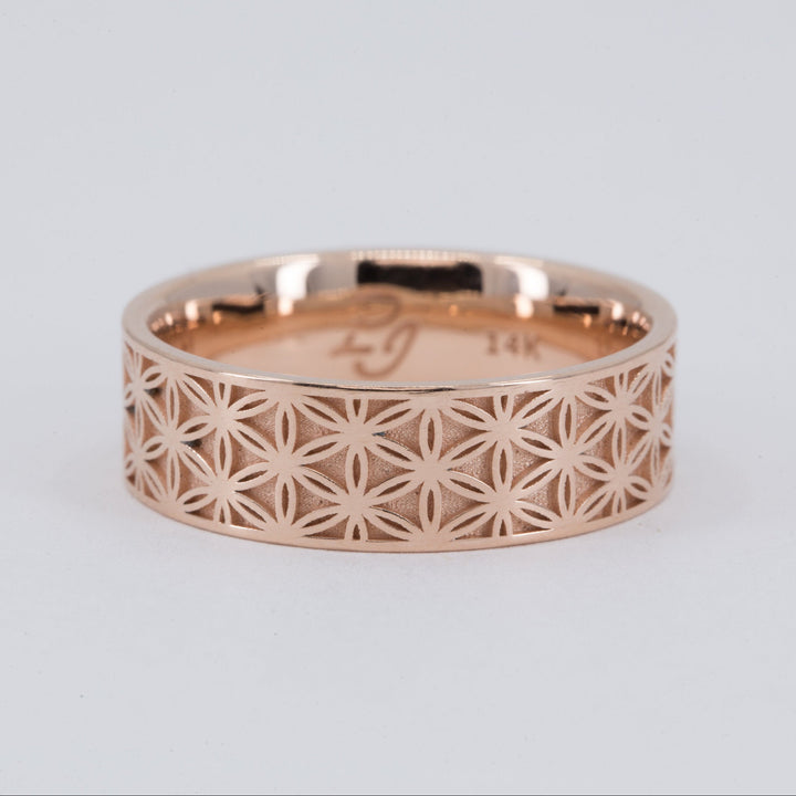 Florus Men's Flower of Life Comfort Fit Band