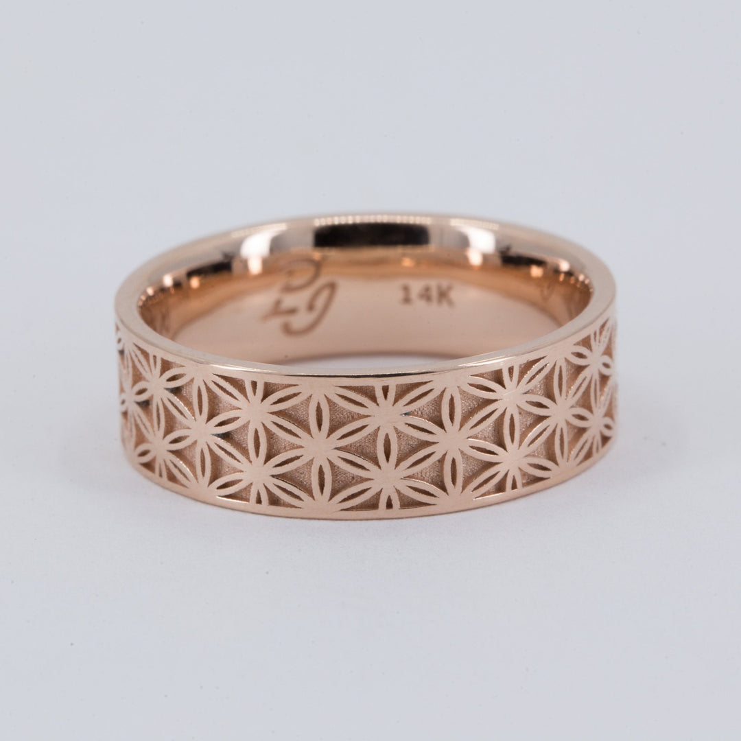 Florus Men's Flower of Life Comfort Fit Band